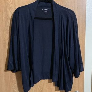 Loft blue cardigan/shrug